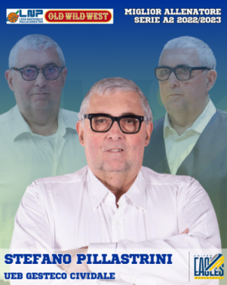 Trofei LNP 2022/2023: il miglior allenatore di Serie A2  Stefano Pillastrini