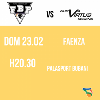 Sfida alla Capolista in terra Faentina per le Ragazze Serie C Nuova Virtus Cesena