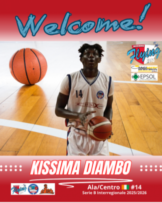 New Flying Balls Ozzano, ritorna Lorenzo Folli e arriva Kissima Diambo