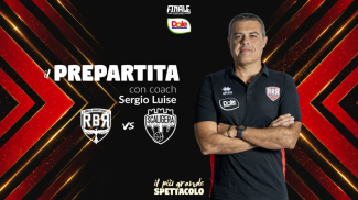 Dole Rimini - Tezenis Verona,  pre partita con coach Sergio Luise