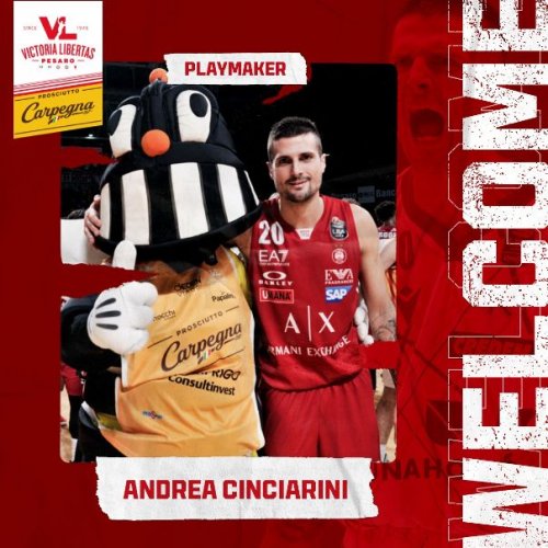 Carpegna Prosciutto Basket Pesaro   -  Bentornato a casa, Cincia!
