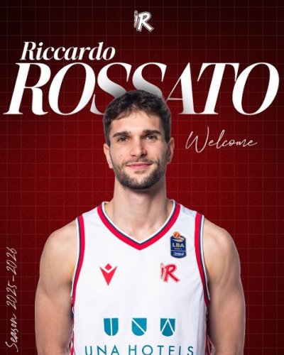 Riccardo Rossato � biancorosso: accordo pluriennale con Pallacanestro Reggiana