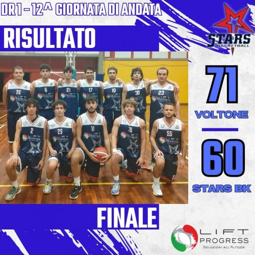 Basket Voltone  vs  Stars Basket Bologna 71 &#8211; 60