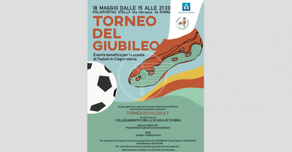 Torneo del Giubileo, prima edizione. Domenica 18 maggio calcio d'inizio con sindaco e vescovo