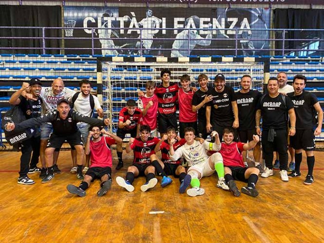 Mernap Faenza con brivido, Cesena sconfitto 5-3 ai calci di rigore
