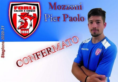 Forlì Calcio a 5: Anche Pier Paolo Mozzoni rinnova per la prossima stagione