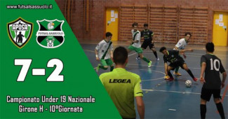 Aposa &#8211; Futsal Sassuolo: 7-2