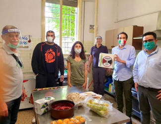 Donate 500 mascherine all'associazone La Piccola Betlemme