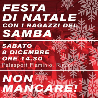 Il Flaminio si veste a festa con i ragazzi del Rimini.com e del samba