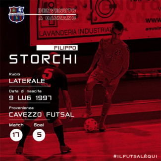 U.S. Bazzanese 1923 Calcio a 5: Arriva anche Storchi dalla serie B