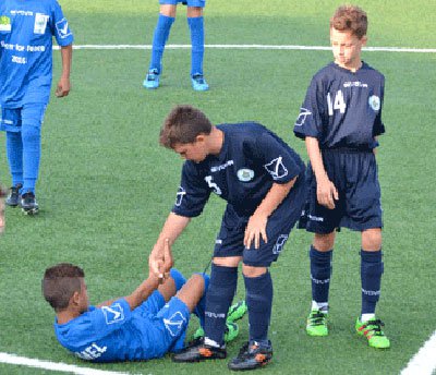 Il 3 Agosto a Lugagnano Val d'Arda partita di calcio tra bambini delle annate 2005/2006/2007/2008/2009