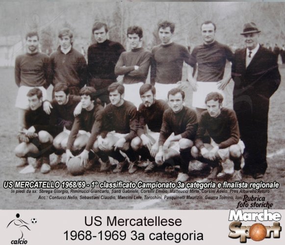 FOTO STORICHE - US Mercatellese 1968-69