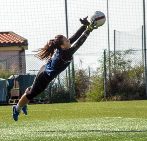 Il portiere Bianca Raicu alla Vis Civitanova