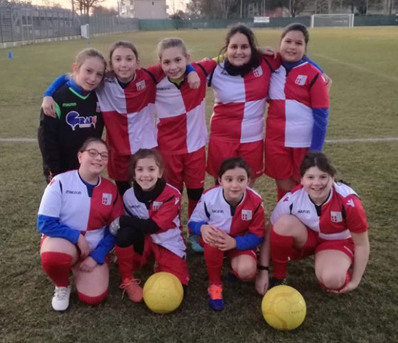Le bambine del rimini FC finalmente in campo