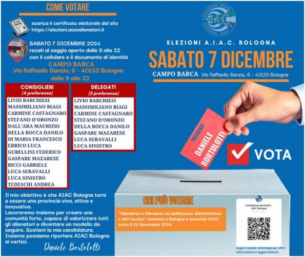 Daniele Bortolotti: 'Rilanciamo AIAC Bologna, un nuovo inizio per tutta la provincia'