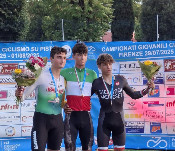 Edoardo Fiorini vince il campionato italiano su pista nella specialita&#8217; Omnium per la categoria allievi.