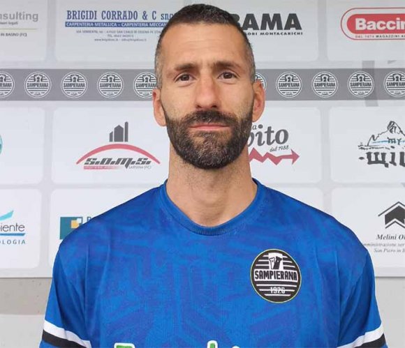 Sampierana: l'addio al calcio di bomber Lanzi, 21 stagioni nel club