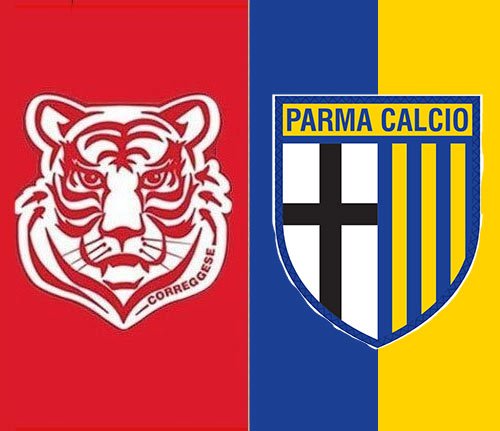 Correggese in campo contro il parma primavera