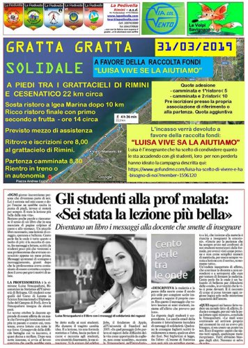 Luisa vive, se l'aiutiamo