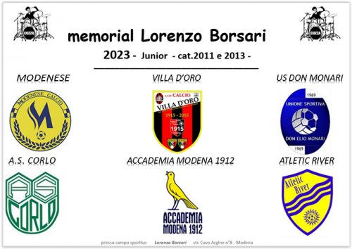 Iniziato il memorial 'Lorenzo Borsari' di Modena