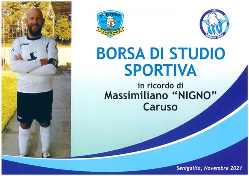 Una borsa di studio sportiva in ricordo di Massimiliano 'Nigno' Caruso