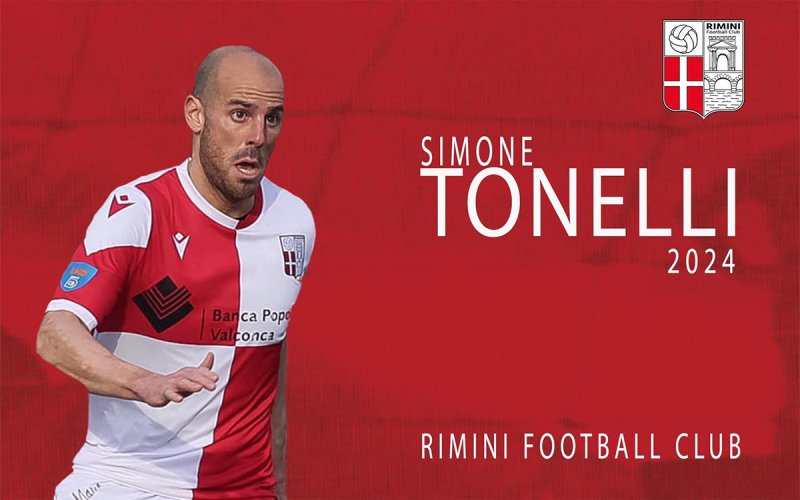 Rimini F.C.: Rinnovato il contratto a Simone Tonelli