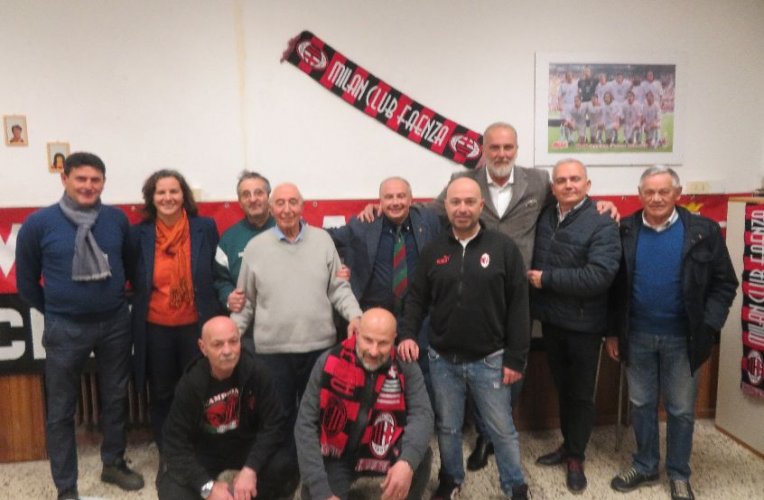 I romagnoli rossoneri al Milan Club Faenza