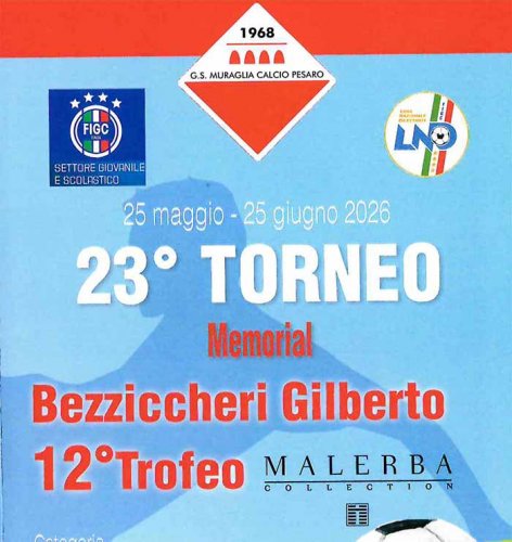 23� Memorial “Bezziccheri”- 12� Trofeo Malerba Collection