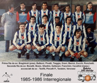 FOTO STORICHE - Finale 1985-86