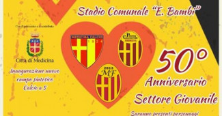 Inaugurazione del nuovo campo sintetico a Medicina