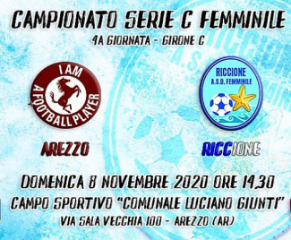 Acf Arezzo-Asd femminile Riccione 3-1