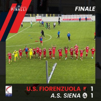 U.S. Fiorenzuola 1922 vs A.C. Siena 1904 1-1