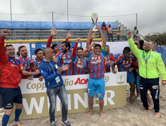 Beach soccer: il Catania conquista la coppa italia AON