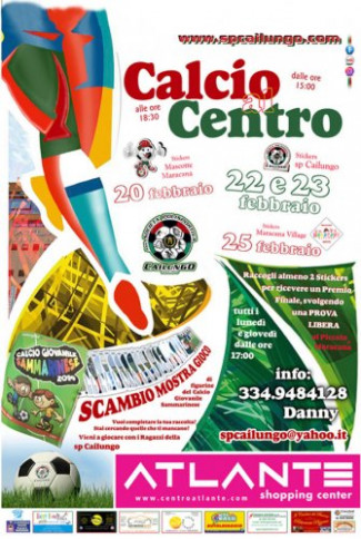 Calcio al Centro, 20-22-23 e 25 febbraio 2020