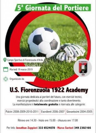 5° Giornata del Portiere U.S. Fiorenzuola Academy