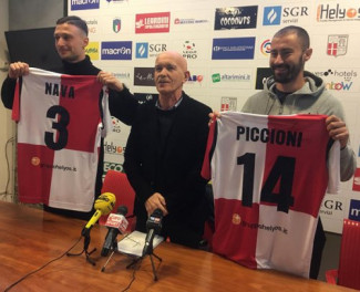 Il Rimini FC presenta Piccioni e Nava