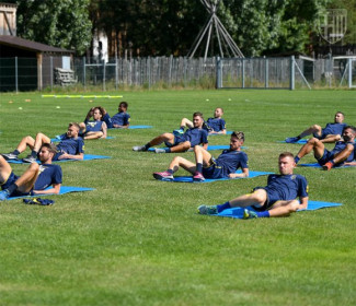 Il Parma Calcio in ritiro a Prato allo Stelvio