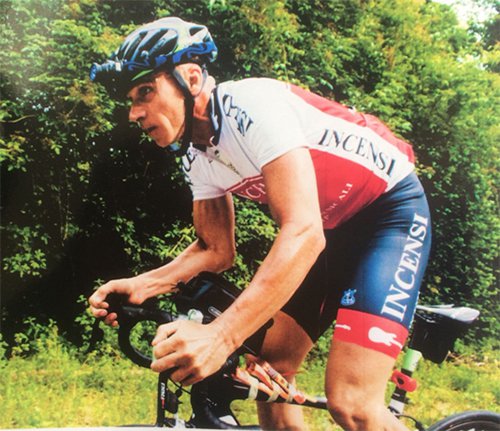 l'impresa sportiva del corridore forlivese, Ivano Incensi