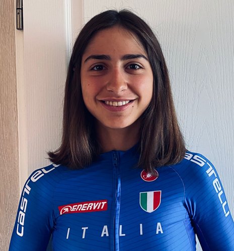 Eleonora La Bella (Bft Burzoni VO2 Team Pink) in azzurro per il Fiandre