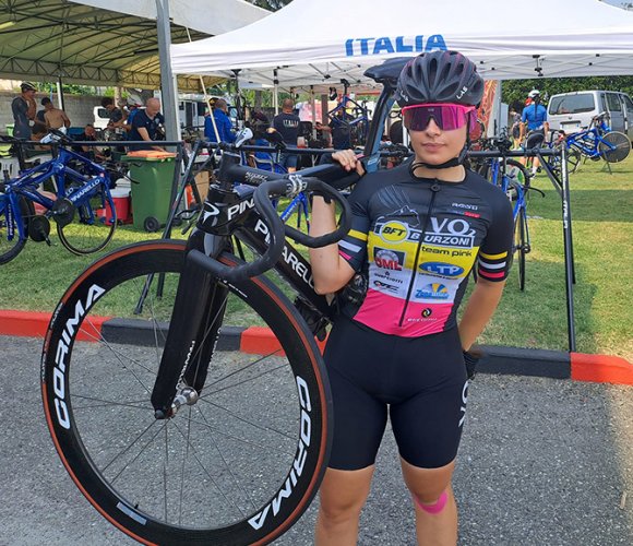 Doppio piazzamento tricolore per Rebecca Vezzosi (Bft Burzoni VO2 Team Pink)
