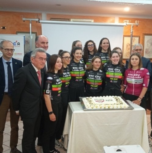 Ciclismo in Rosa, presentato il team marco-sloveno BTC City Lubiana-Zhiraf-Ambed
