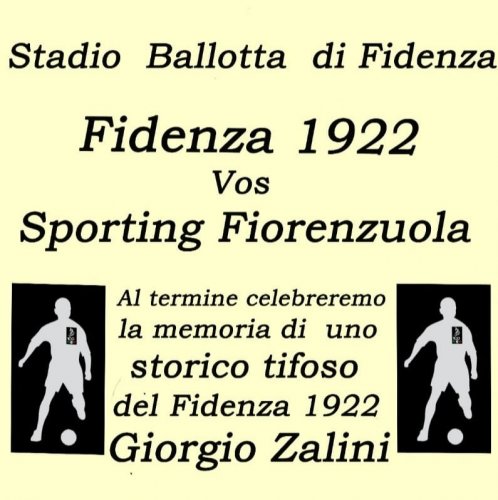 Fidenza - Sporting Fiorenzuola questa sera al Ballotta
