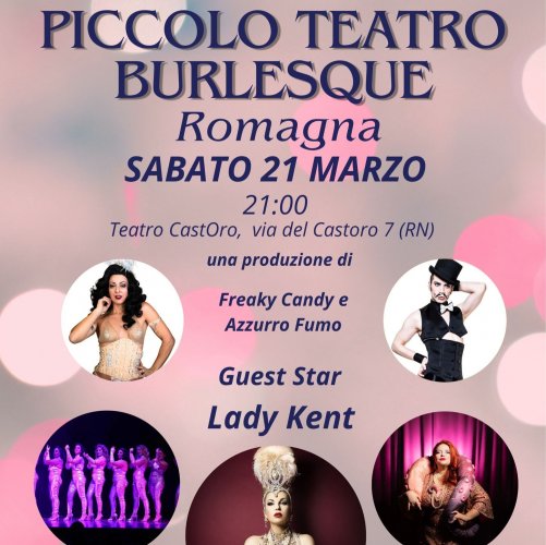 Piccolo Teatro Burlesque : a Rimini ritorna il Burlesque in teatro