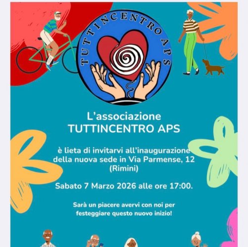 AICS Rimini : l'Associazione Tuttincentro inaugura la nuova sede