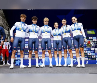Matilde Rossignoli (Bft Burzoni VO2 Team Pink) regina d'Europa