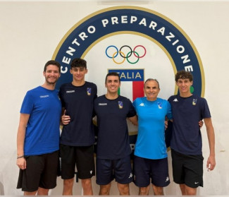 Settimana di lavoro con i "big" per Valentino Monaco e Andrea Bossalini