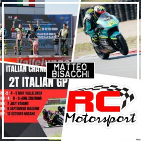 La scuderia RC Motorsport con Matteo Bisacchi fa bottino pieno a Vallelunga
