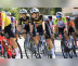 Sei "panterine" della Bft Burzoni VO2 Team Pink per il Giro Mediterraeo in rosa