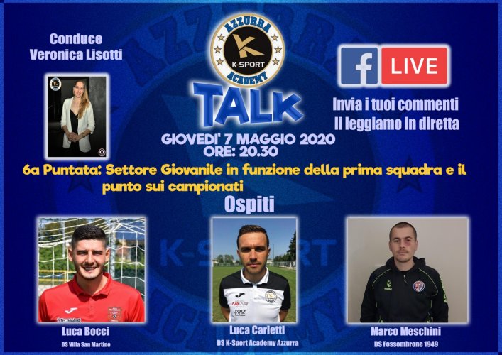 6° Puntata K Sport AC Azzurra, ospiti: Carletti, Meschini, Bocci