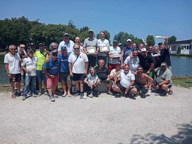 Pesca: al Lago Riviera di Viserba Barosi e Ghiacci vincono il 4 Memorial F.lli Berardi